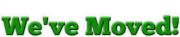 Text art saying WE'VE MOVED!